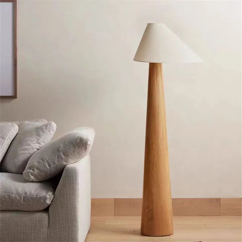 Lampe champignon vintage LED 27 éclairant un salon moderne