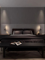 lampe murale moderne led réglable noir blanc cuisine chambre coucher