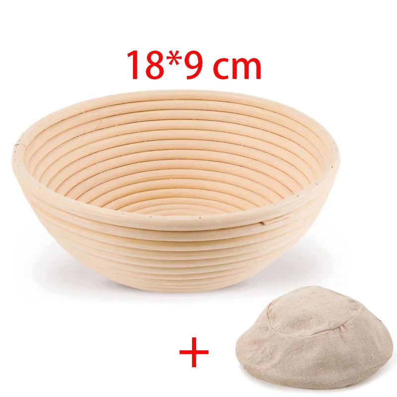 panier pain rattan naturel tissé traditionnel toile lin fermentation artisanal