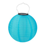 lanterne solaire led ip55 20cm papier plissé opaque traditionnelle anniversaire mariage noël fêtes extérieures