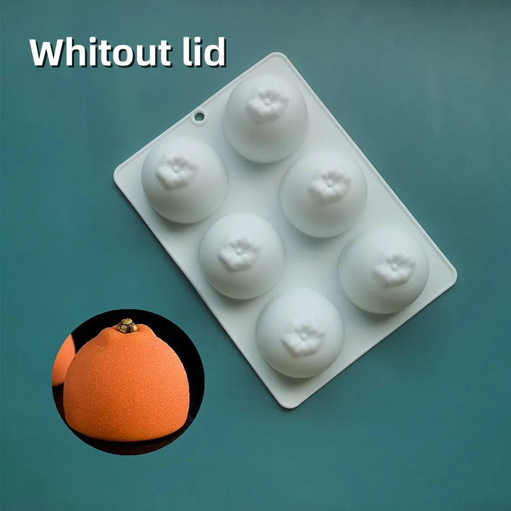 moule silicone citron dessert gâteau fruit mousse cake baking outils pâtisserie moderne cuisine blanc