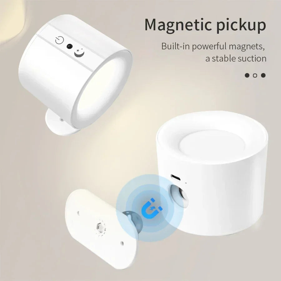 lampes murales led rechargeables tactile double tête moderne blanc noir