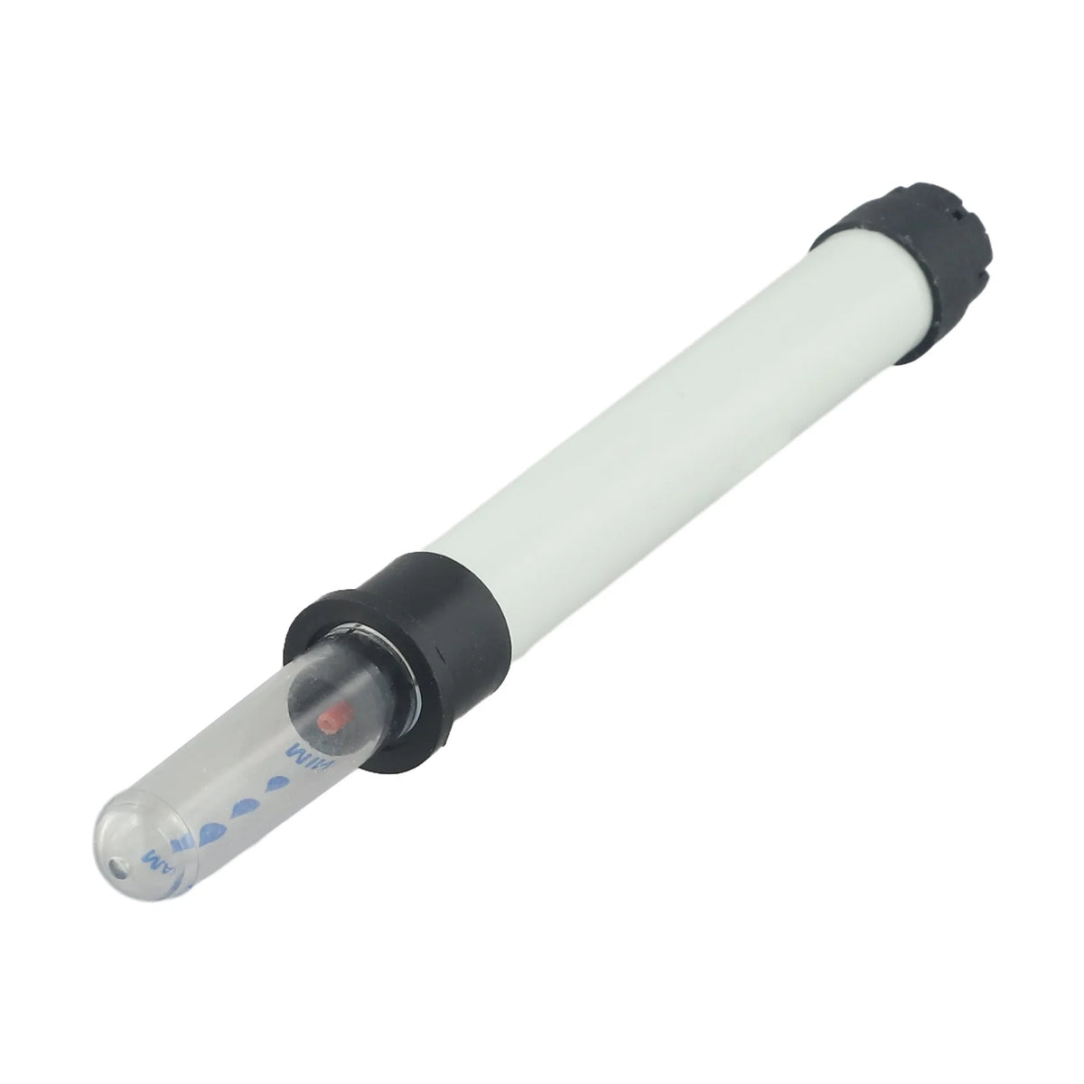 thermometre eau transparent niveaux min max blanc noir moderne jardin