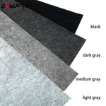 tapis adhésif antibruit texturé noir gris felt craft décoration salon salle bain sport