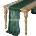 nappe decorative table plissée semi transparente beige vert olive elegante rustic vintage mariage banquet