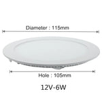 plaque led moderne blanc 12v 24v 3w 4w 6w 9w 12w 15w 25w ac