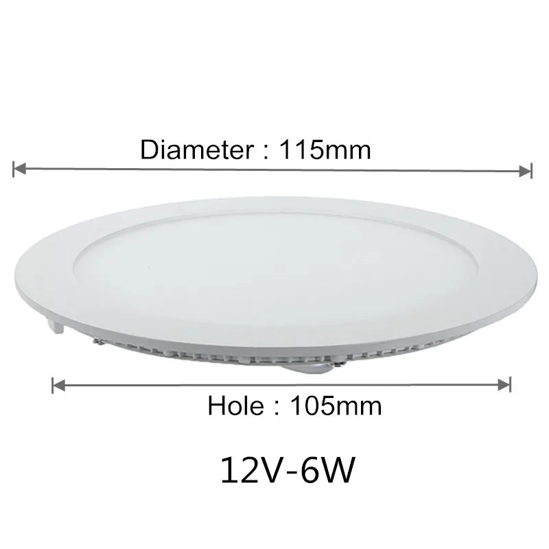 plaque led moderne blanc 12v 24v 3w 4w 6w 9w 12w 15w 25w ac