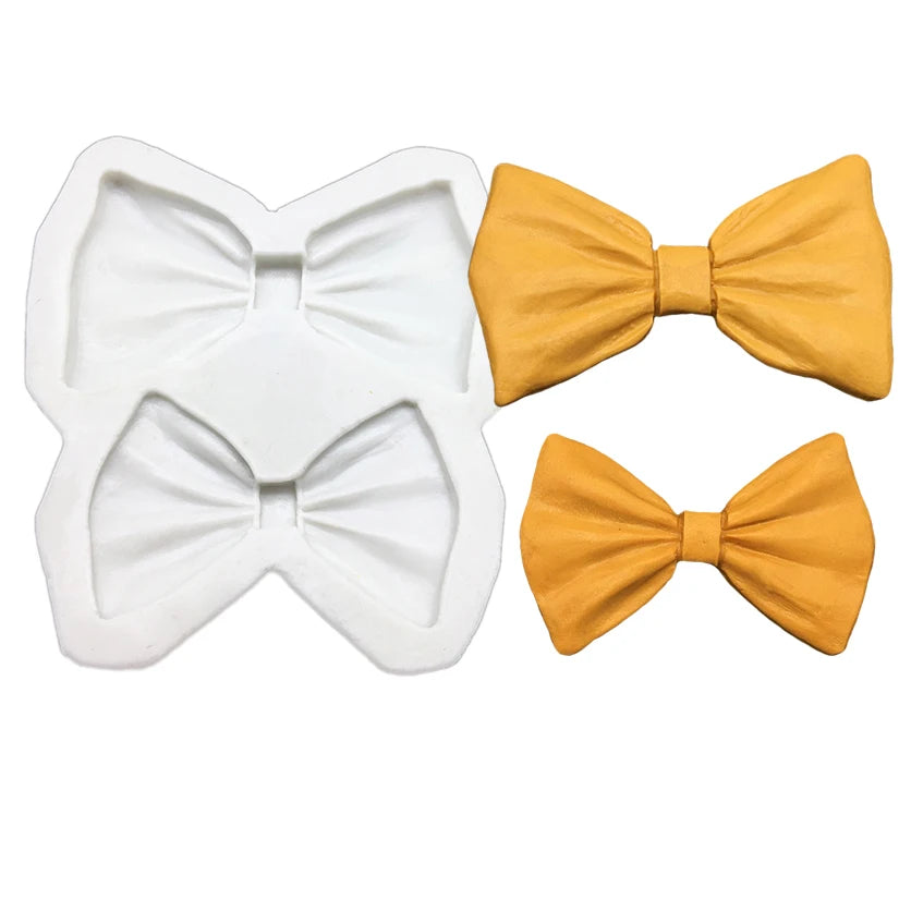 moules silicone gâteaux pâtisserie motifs moustaches nœuds papillon décorations cupcakes
