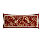 coussin carré velours floral oiseau vert beige traditionnel décor maison lit sofa nouvelle collection