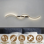 Éclairage chaud de l'applique murale LED en ambiance relaxante