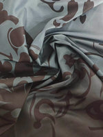 rideaux noir ornements floraux classique salon opaques polyester
