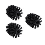 porte brosse wc blanc doré orné motifs floraux support mural classique fixations