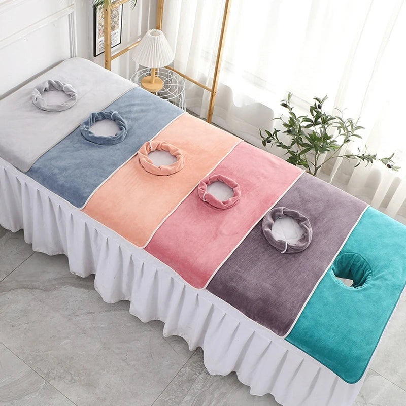 coussin massage microfibre salon beauté spa bien être