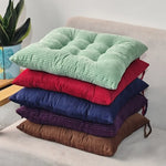 coussin siège coussin dossier velours côtelé fibre polyester moderne vert rouge bleu marine violet