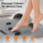 tapis bain antidérapant texturé motif sourire lapin ventouses adhésion bain douche exfoliation massage pieds