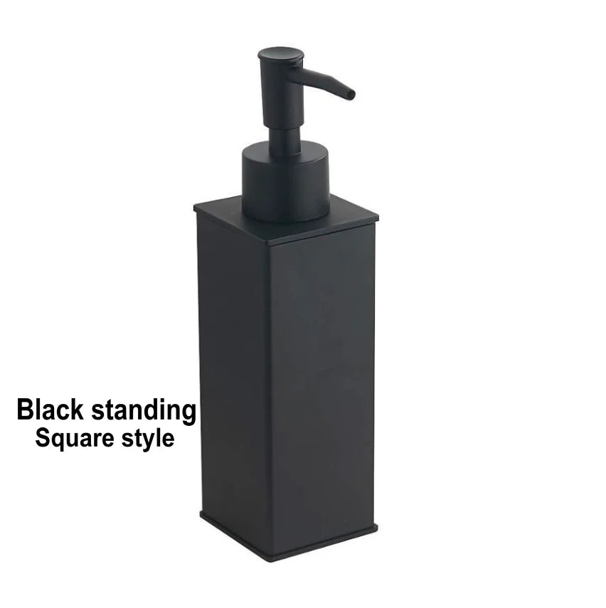 distributeur savon liquide or noir argent moderne minimaliste eyelets Pompe conteneur