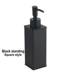 distributeur savon liquide or noir argent moderne minimaliste eyelets Pompe conteneur