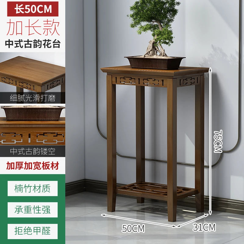 meuble rangement plantes marron foncé structure ajourée moderne sans fixation multiple tailles incluses