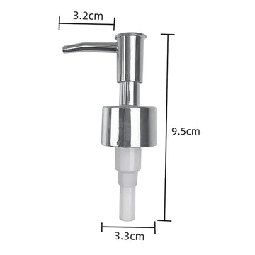 distributeur savon liquide moderne doré argenté noir marbré transparent 3.2cm 11.5cm