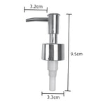 distributeur savon liquide moderne doré argenté noir marbré transparent 3.2cm 11.5cm