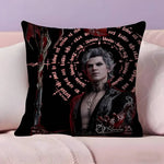 taie d'oreiller animée personnage floral rouge blanc maison hospitalière polyester opacité