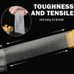 ruban adhésif double face jaune transparent texture maille résistant hautes températures étanche 10mètres 20mètres