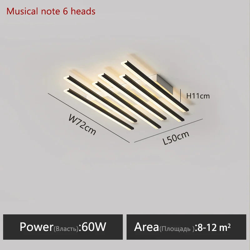 luminaire led moderne noir blanc minimaliste barreaux lisses opaques semi encastré