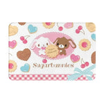 Tapis doux pour sol avec motif élégant en bleu marine