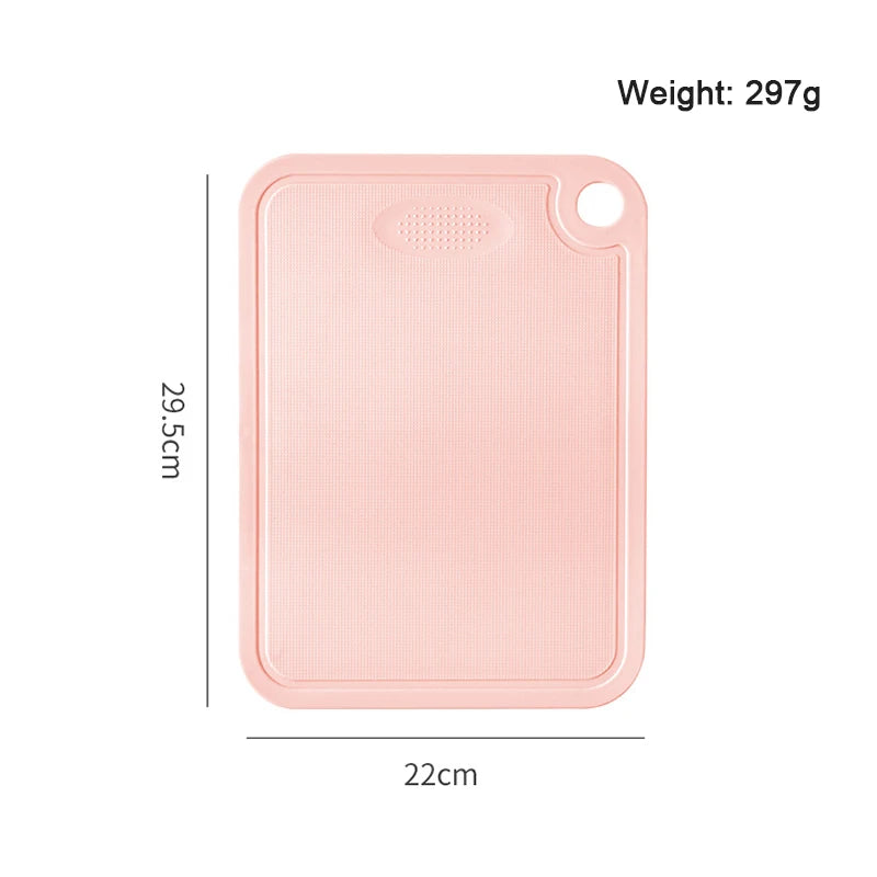 planches découper rectangulaires plastique pp vert pastel rose clair blanc moderne respectueux environnement
