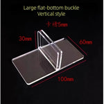 clip magnétique acrylique transparent moderne fonctionnel affiche support publicitaire clips