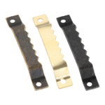 clips cadre photo classique blanc marron clair metal vis 25 pieces fixations bois