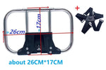 support sac dos pliant brompton aluminium alliage noir clips bandes élastiques ajustables sac dos