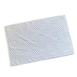 serviettes coton modernes carreaux blanc gris bleu respectueuses environnement absorbantes salle bain