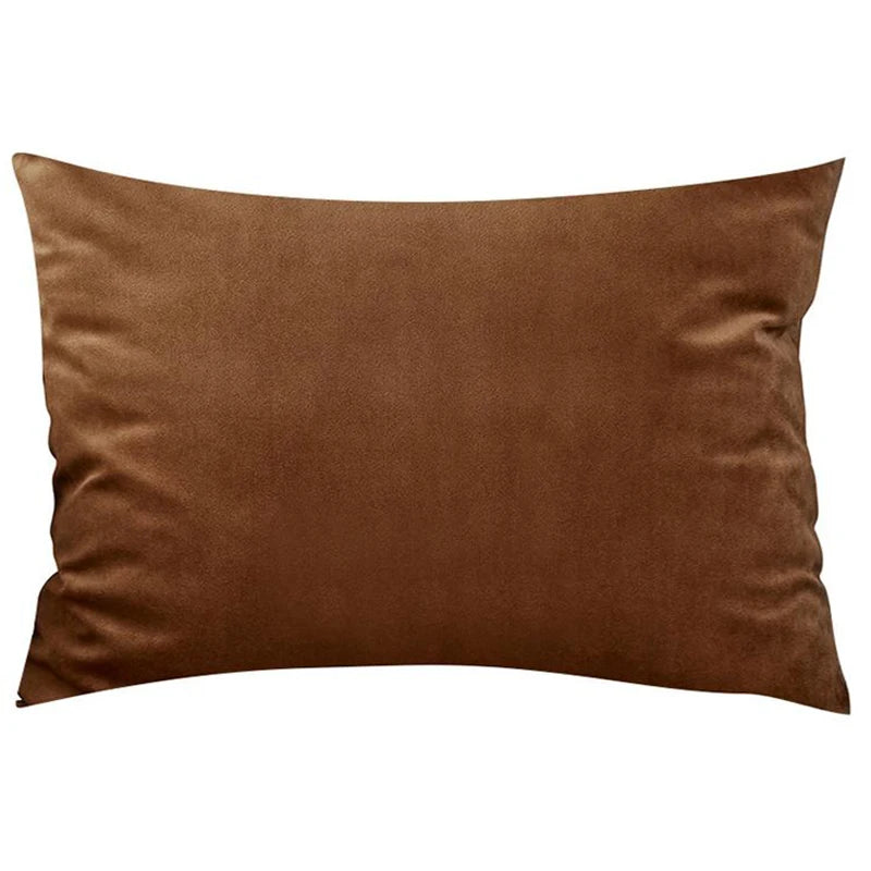 housse coussin velours marron moderne simple sofa lit chaise voiture