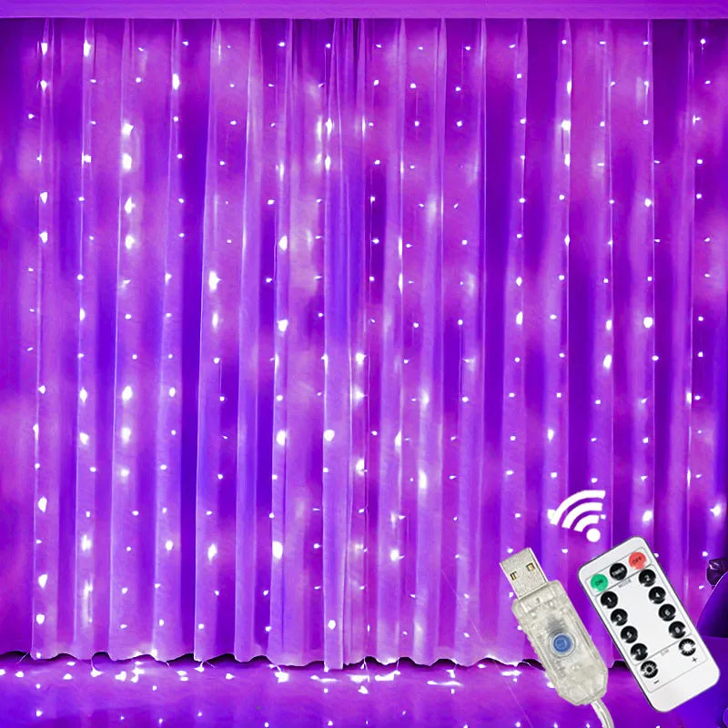 guirlande lumineuse led fil cuivre décoration mariage fête intérieur extérieur télécommande usb