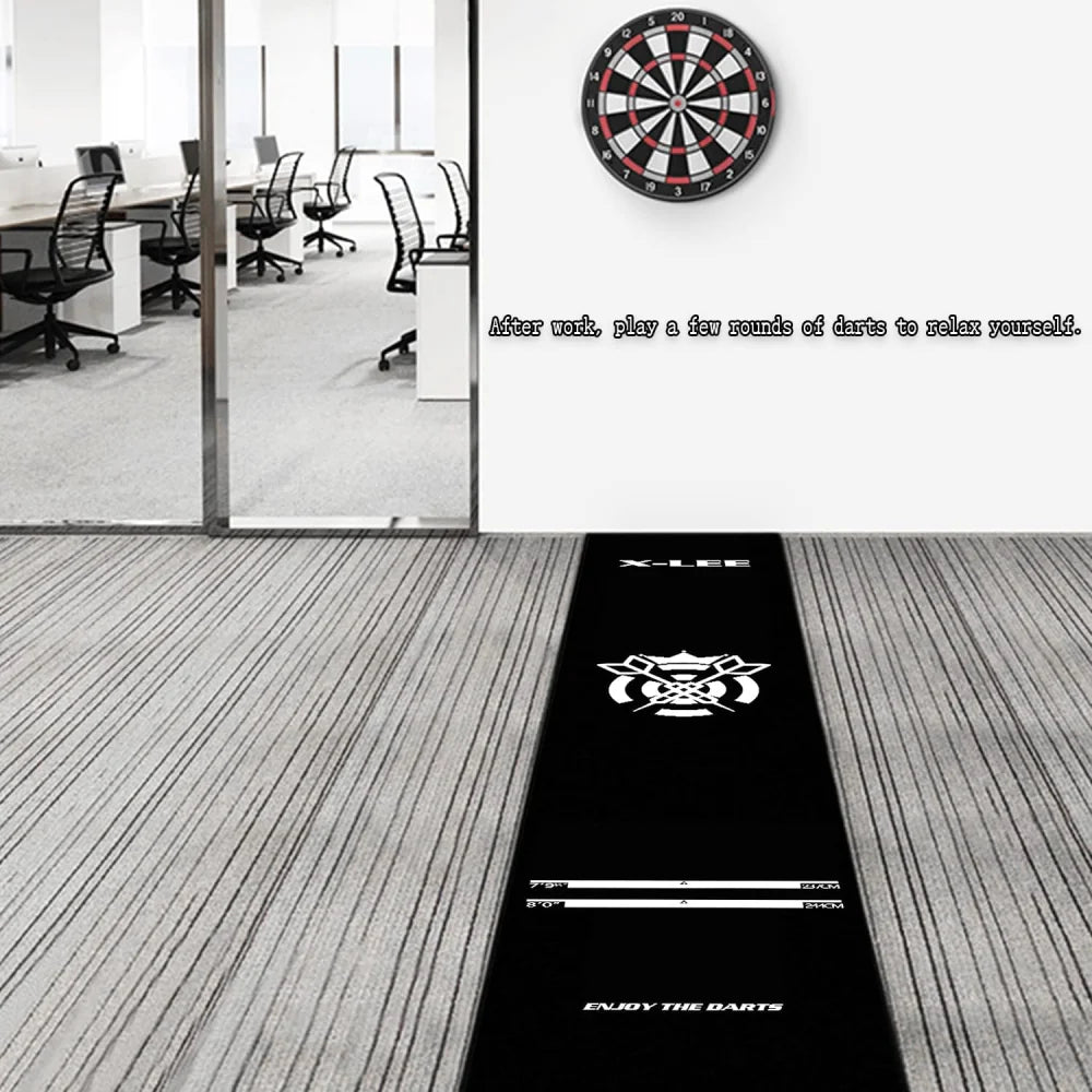 tapis jeu fléchettes antidérapant polyester durable intérieur extérieur blason Enjoy The Darts dartboard