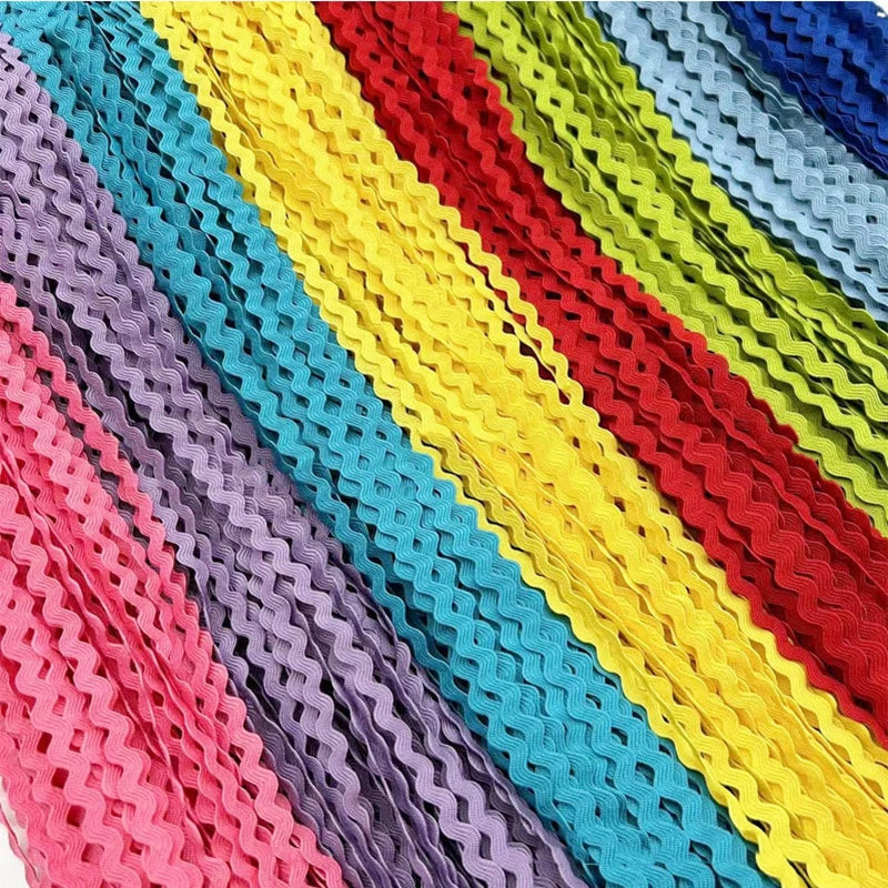ruban plissé ric rac dentelle zigzag 5mm couture bricolage décoration couture textile décoratif