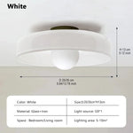 lampe led moderne vert jaune noir blanche adhésive rond lisse opaques chambre salon