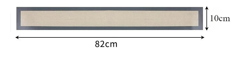 tapis cuisson silicone antiadhésif gris géométrique moderne poignée amovible gâteau pizza biscuits 22cm