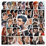 sticker manga personnages cheveux costumes adhésifs waterproof scrapbook carnet notes téléphone bagages bricolage adultes