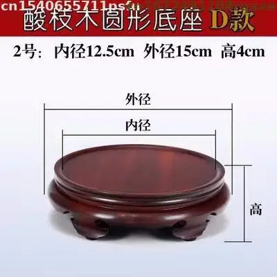 théière artisanale bois sculpté support figurines vase pot fleur trưng bày bàn trà đồ