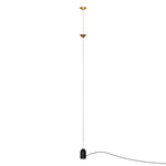 lampe suspension contemporaine marbre noir sources lumineuses 11 15w led noire dorée