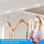 crochets transparents adhésifs modernes suspendre pots fleurs utilisation multiple PVC