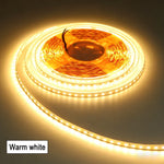 ruban led 24v 120led 5m 10m blanc doré gris moderne adhésif points lumineux uniformes