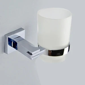 accessoires salle bain chrome moderne barre serviettes porte papier rangement brosses dents contemporain fixations