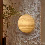 lampe murale 3d jupiter or moderne bande colorée led mur fixé chambre salon