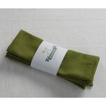 serviettes poly cotton unies 30x45cm classiques clips métalliques couleur rouge noir vert orange