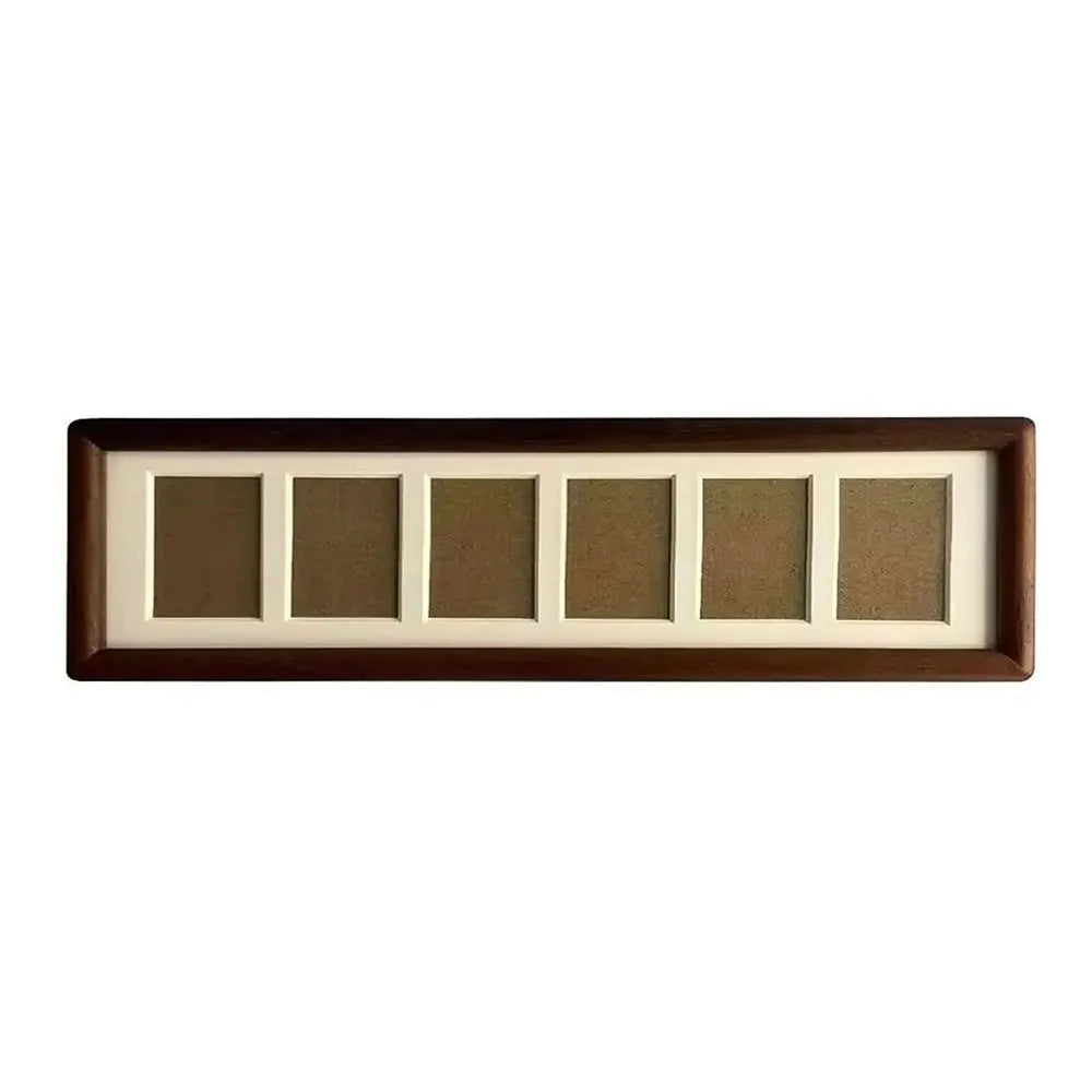 cadre photo bois multiple classique photos marron foncéintérieur beige clair horizontal vertical