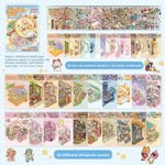 sticker book miniature scenes spiral binding colorful animal stickers creative journal supplies kawaii numbered