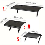 support pliable noir moderne étagère pliante clips magnétiques rangement écologique